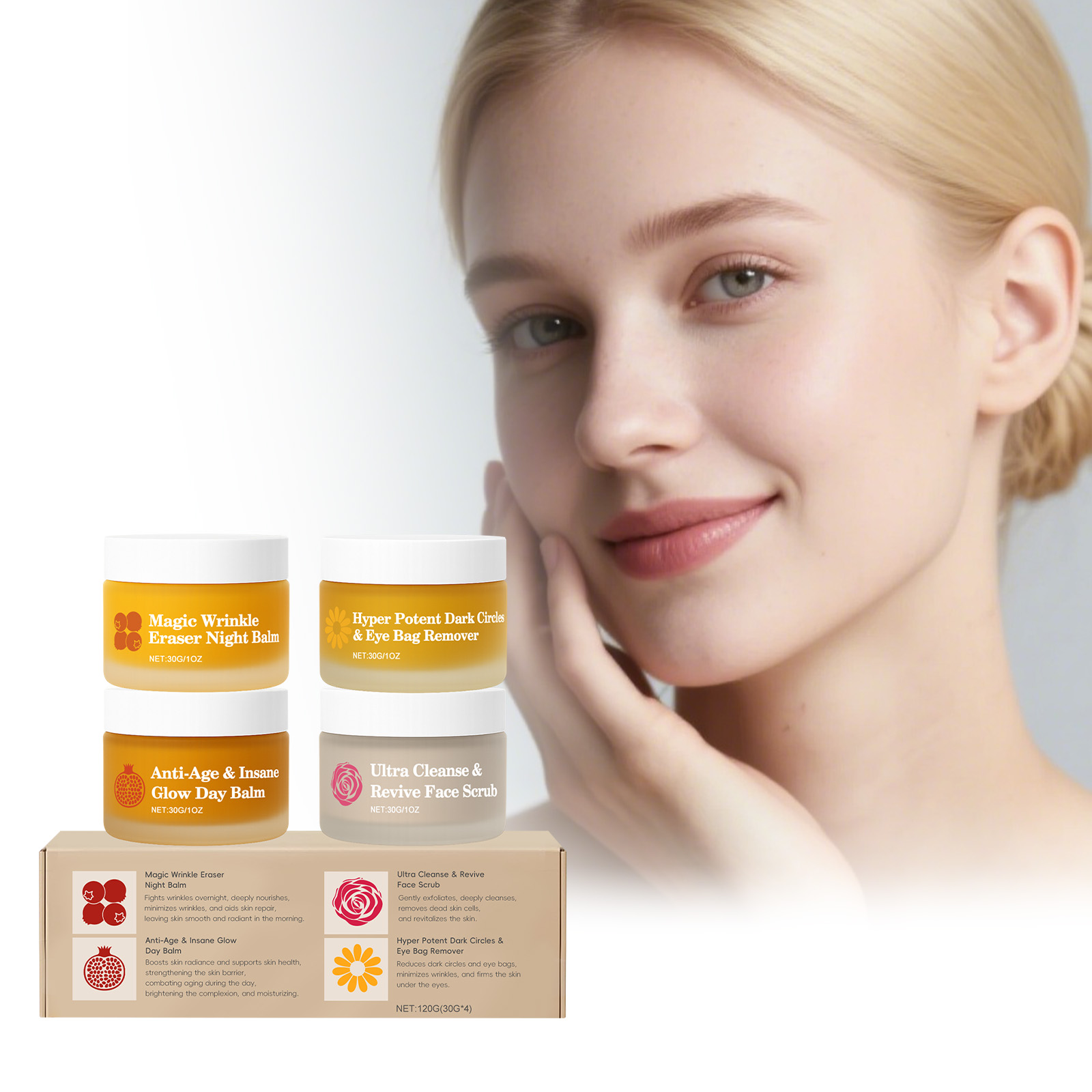 Night Cream - Multi-effect Dag & Nacht Huidverzorgingspak Reiniging