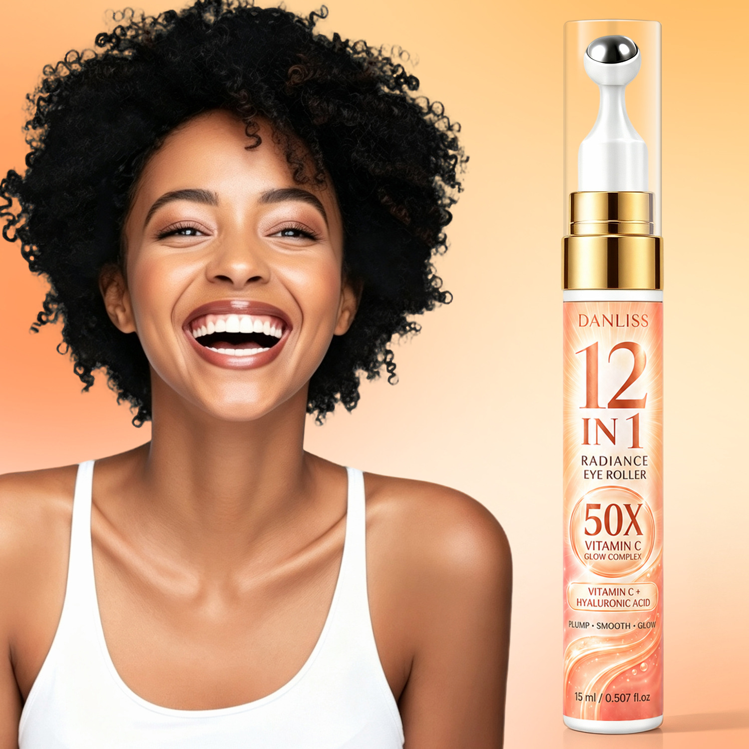 Vitamin C Serum - 12-in-1 Radiance Eye Roller Serum met