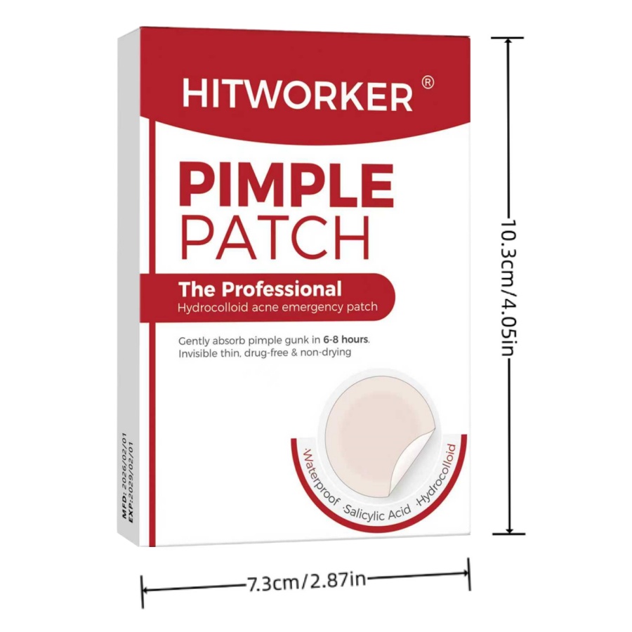 372 stuks HITWORKER acnepleist - Face Oil recensie en prijs